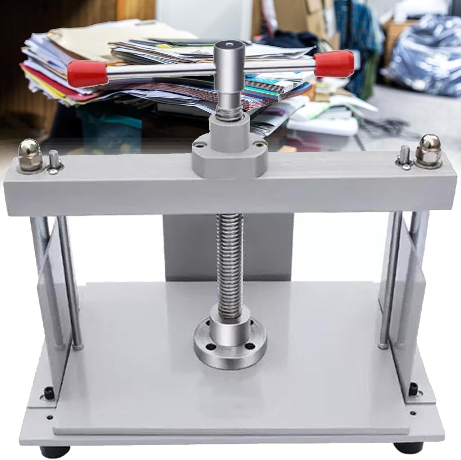 Paper Flattening Machine,Finance Office Manual Bookbinding Press Machine(A5)