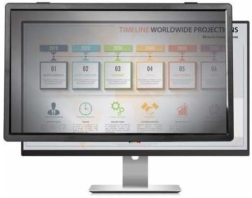 Rocstor - PV0027-B1 - Rocstor PrivacyView Privacy Screen Filter Black - for 24 Widescreen LCD Monitor - 16:10 - Dust Resistant, Fingerprint Resistant, Scratch Resistant, Damage Resistant - Black