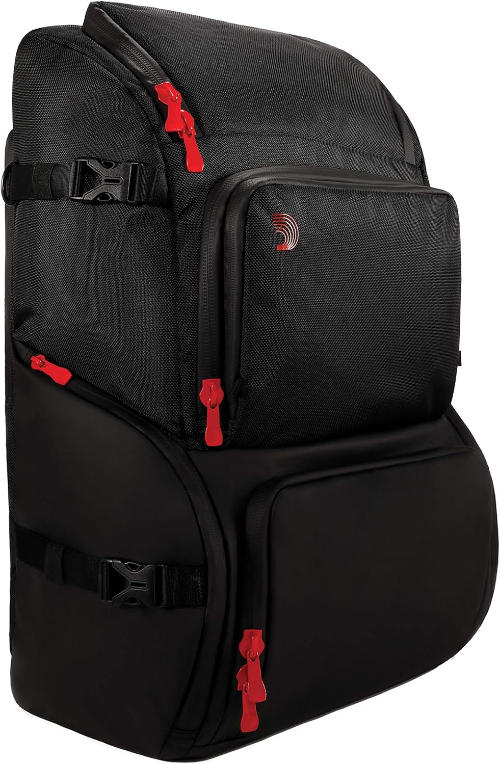 D'Addario Backline Gear Transport Backpack - Gear Bag for Musicians - Gig Bags - Mic Stand Gig Bag - DJ Bags for Cables - DJ Gear