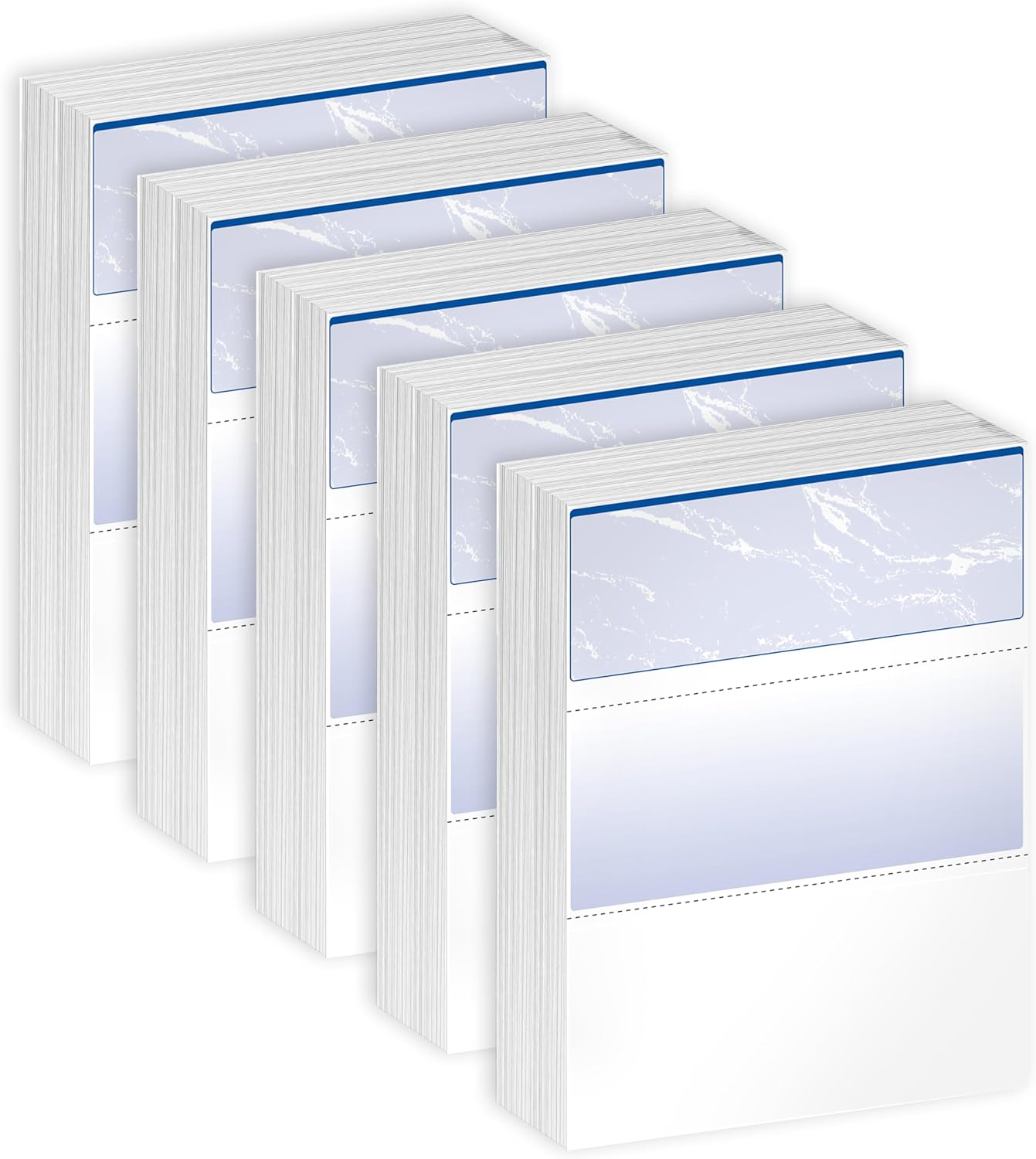 DocuGard Standard Blue Marble Top Check, 24 lb, 8.5 x 11 Inches, 2500 Sheets (04501C)