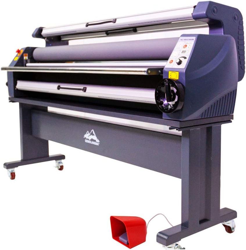 Wide Format Laminator Machine 63in Enhanced Version Large Format Laminating Machine Heat Assisted Cold Laminator