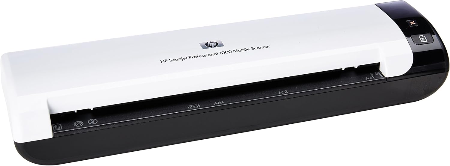 HP Scanjet Professional 1000 Mobile Scanner, (L2722A) (Renewed)