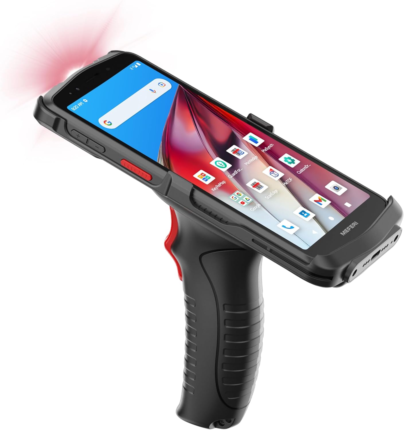 MEFERI ME61 Android 13 Barcode Scanner with Pistol Grip, Equip Zebra SE4710 Scan Engine, PDA Handheld Mobile Computer, 1D/2D/QR, Wi-Fi 4G BT GPS NFC, 6