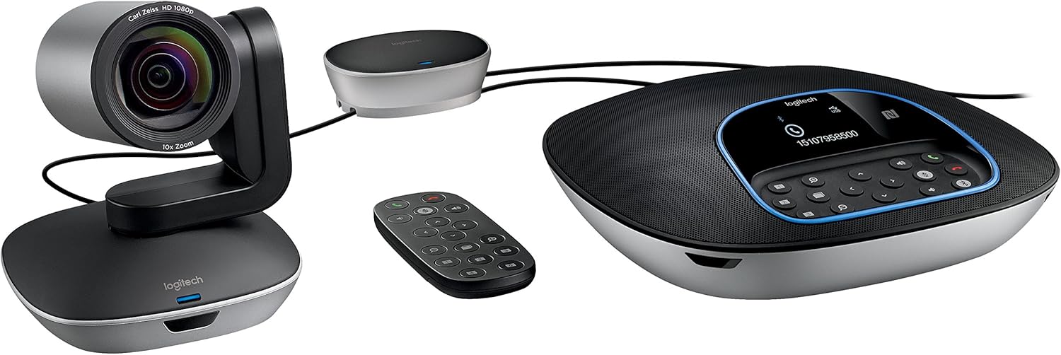 Logitech Group HD Video and Audio Conferencing System for Big Meeting Rooms
