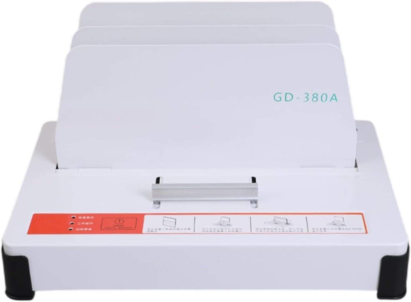 Binding Machines, 380A Small Glue Binding Machine Electric Punch-Free Bill Accounting Voucher Financial File Paper Book Hot Melt A4 Automatic