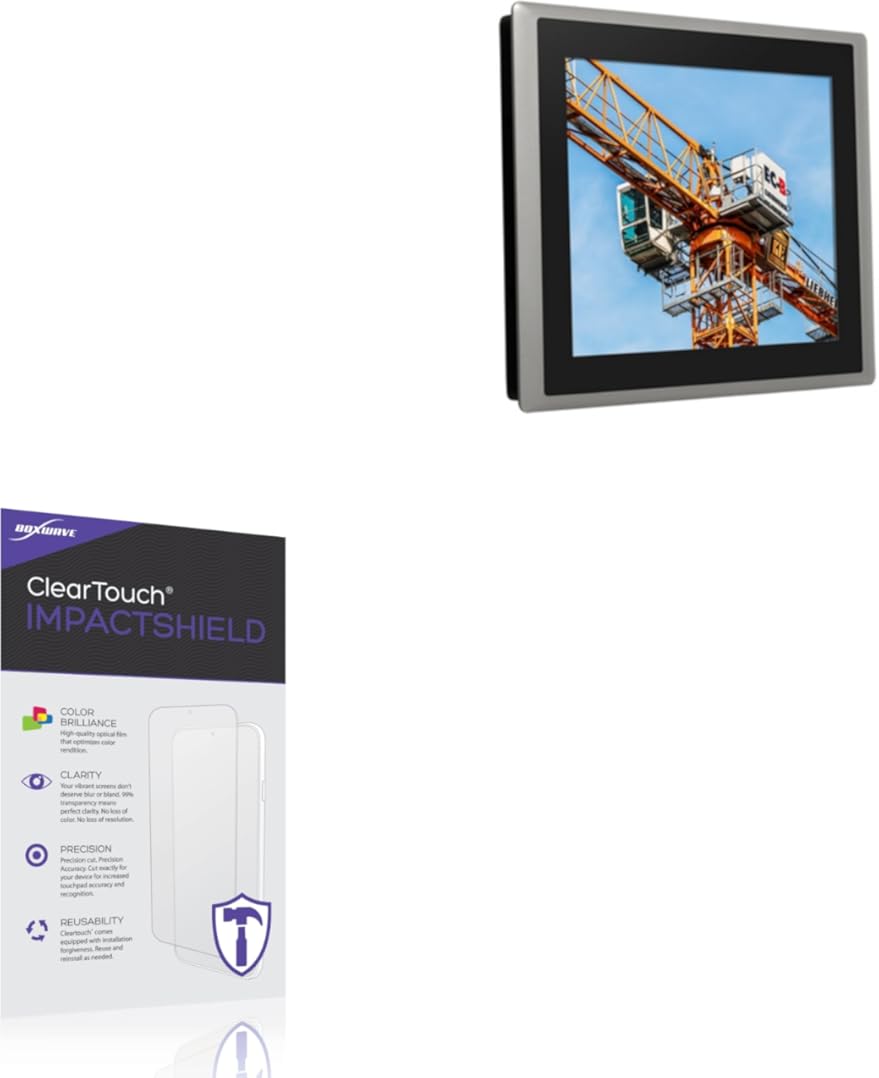 BoxWave Screen Protector Compatible With Cincoze CS-115/M1001 - ClearTouch ImpactShield (2-Pack), Impenetrable Screen Protector Flexible Film