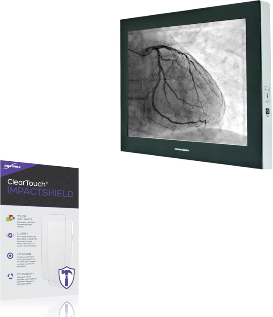 BoxWave Screen Protector Compatible with Ampronix Modalixx G202MP (20.1 in) - ClearTouch ImpactShield (2-Pack), Impenetrable Screen Protector Flexible Film