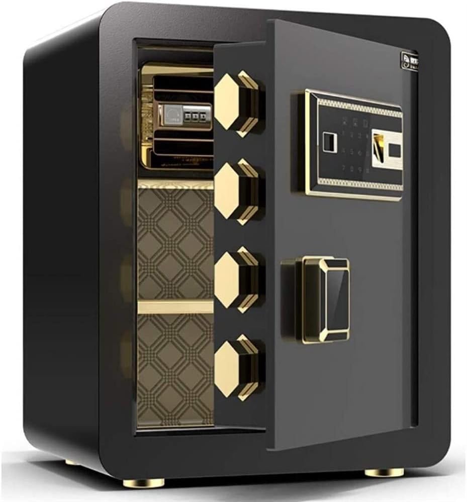 KG7HQRP Cabinet Safes Safe Box for Home Fingerprint Password Safe for Home Office Electronic Storage Cabinet Safes (Color : B) (C)