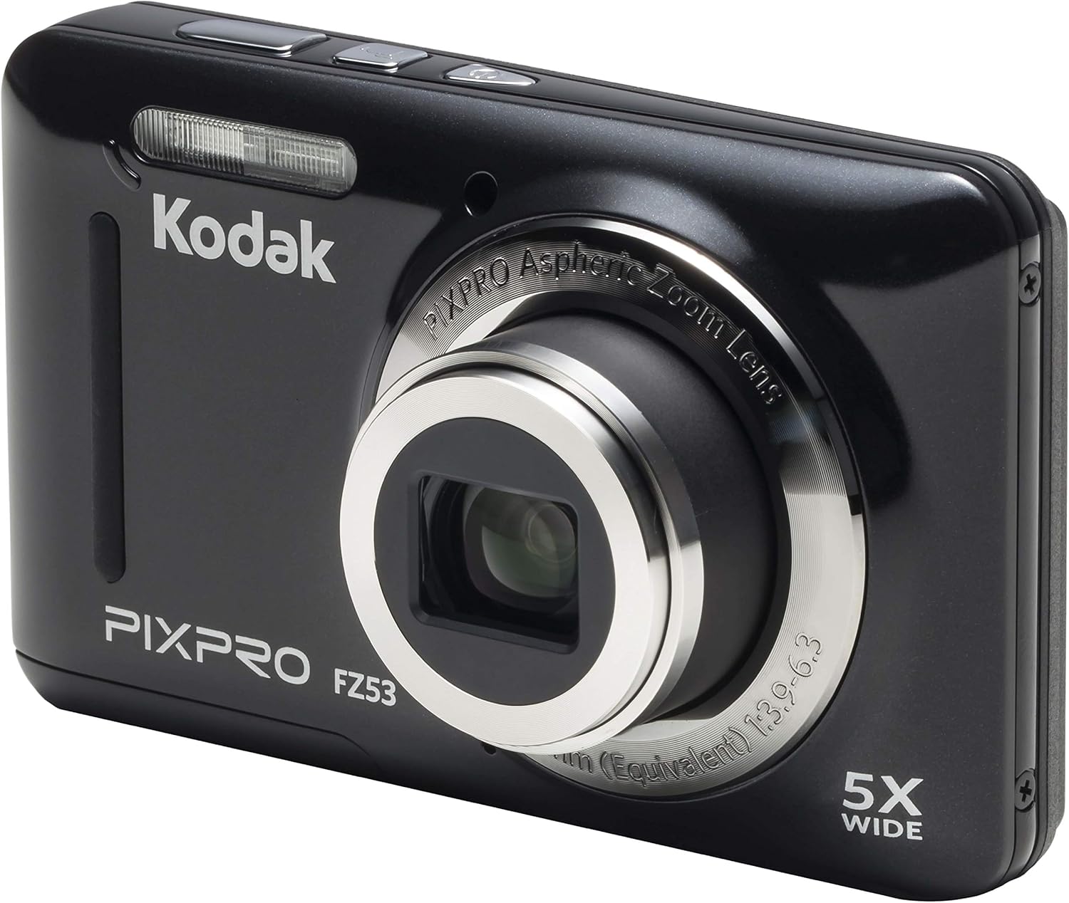 Kodak PIXPRO Friendly Zoom FZ53-BK 16MP Digital Camera with 5X Optical Zoom and 2.7