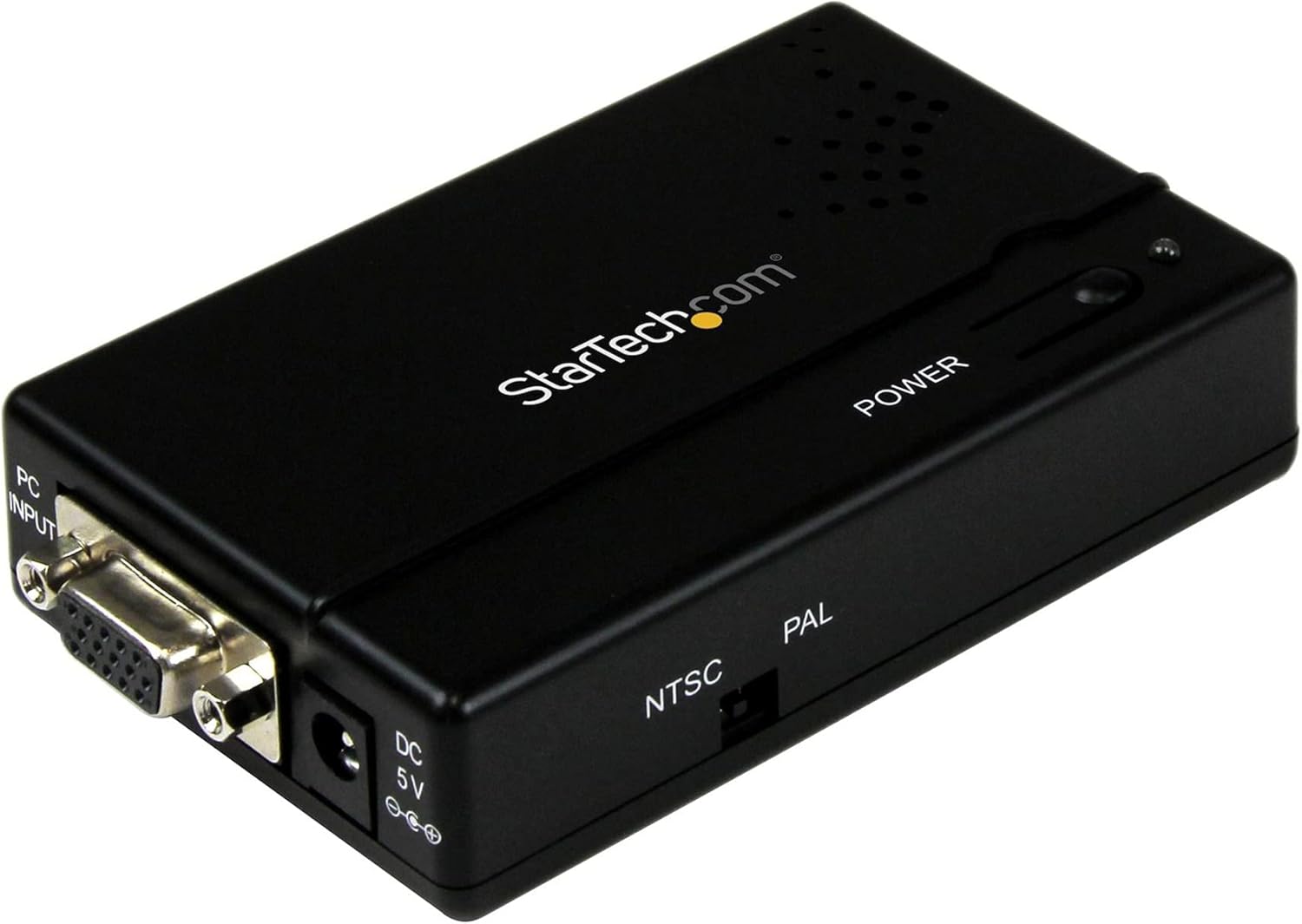 StarTech.com High Resolution VGA to Composite (RCA) or S-Video Converter - PC to TV Video Adapter - 1600x1200 RGB to TV, TAA (VGA2VID)