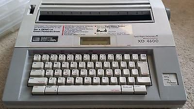 Rebuilt Discontinued Smith Corona XD 4600 Typewriters by Around The Office with New Machine Guarantee, Extra Ribbons & Correction Tapes, and Dust Cover