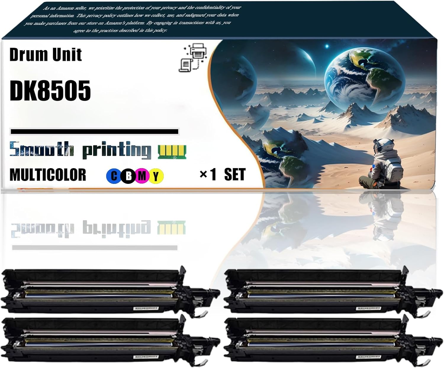 LSSF Replacement Parts Drum Unit DK8505 Compatible with Kyocera TASKalfa 3050ci 3550ci 3551ci 4550ci 4551ci 5550ci 5551ci Printers, Contains Chip and Clear Printing (Multicolor)
