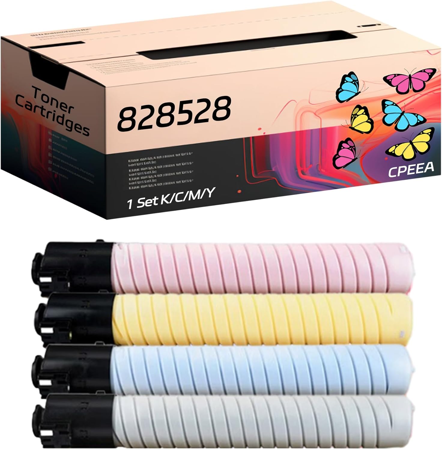 828528 828531 828530 828529 Toner Cartridges Compatible with Ricoh Pro C7200e C7210sx C7210x Printers, High Yield 46000 Pages, Reliable Performance (Multicolor)