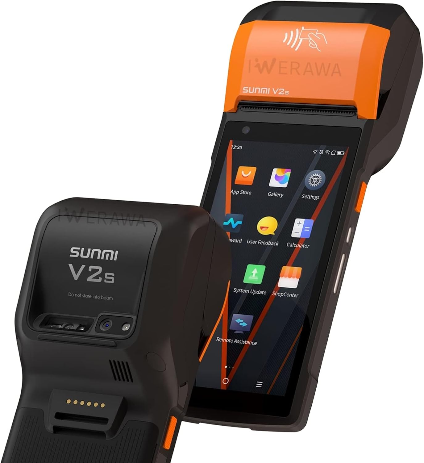 IWERAWA POS Printer SUNMI V2s Smart Mobile Terminal 58mm Thermal Receipt Printer, Supports Label Ticket Printing, NFC, Perfect to Manage queues, Online, Mobile & Takeaway Orders