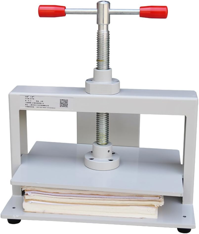 ELUKHT Manual Binding Machine, A4 Book Binding Press Machine, Heavy Duty Flat Press 1-8MM Binding Thickness, Bill Invoice Binding Machine