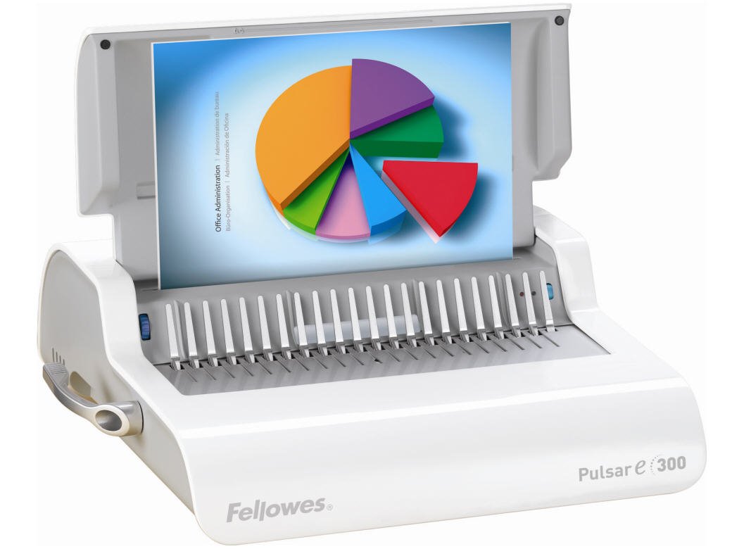 Fellowes Pulsar E 300 - Electric binding machine - comb - max diameter: 1.5 in - max width: 8.3 in - punching: 20 sheets - binding: 300 sheets