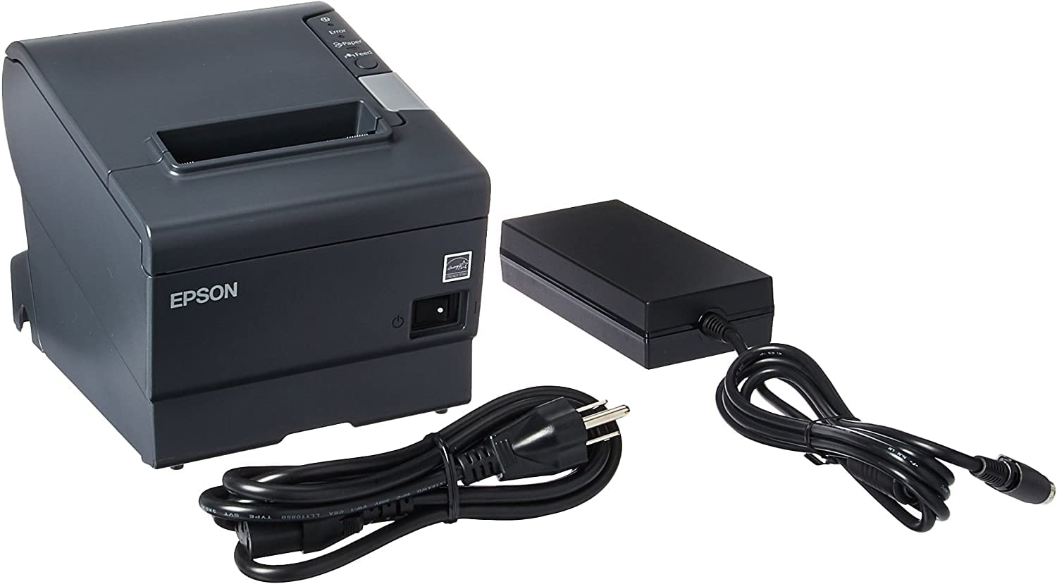 MS Cash Drawer C31CA85330 TM-T88V THERMAL RECEIPT PRINTER (USB/ETHERNET E03, ENERGY STAR, PS180) - COLOR: (Renewed)