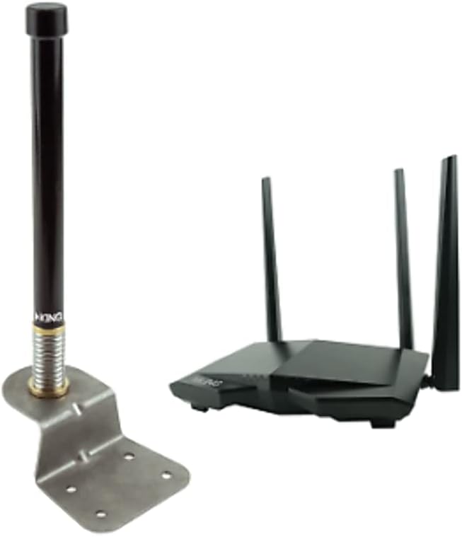 KING KS1000 Swift Range Extender and WiFiMax Router , Black
