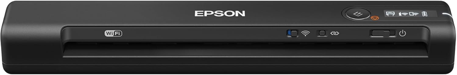 Epson Workforce ES-60W Wireless Portable Sheet-fed Document Scanner for PC and Mac 10.7