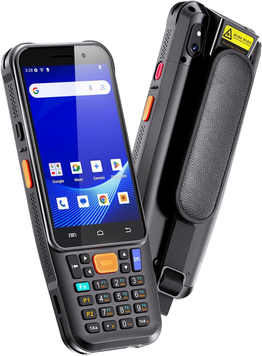 Eyoyo Wireless Android Barcode Scanner: Upgraded Android 15 Handheld Mobile Computer PDA with WiFi Bluetooth Cellular Connection, 4