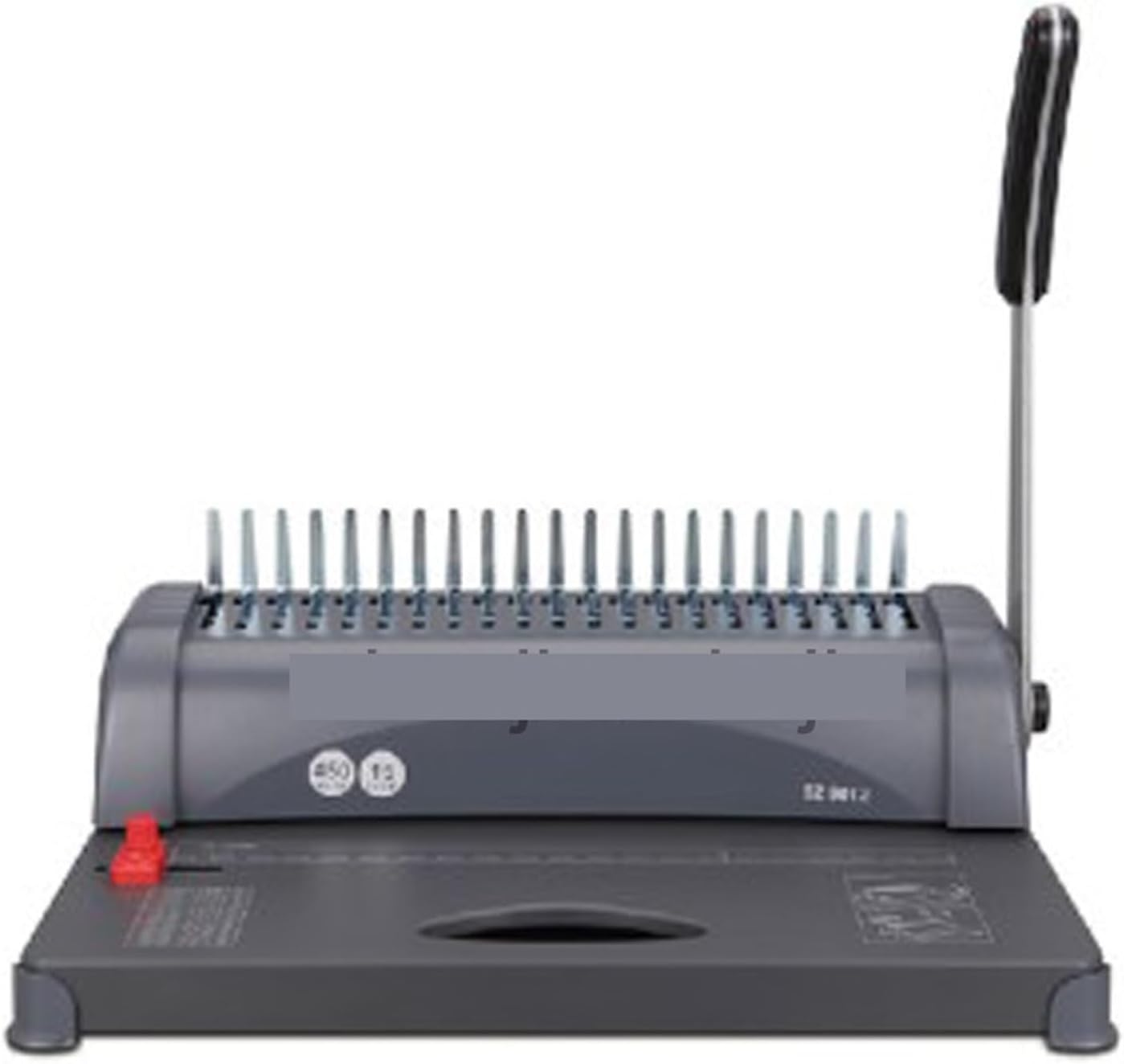 Binding Machines, A4 Paper Comb Type Financial Binding Machine Manual Rubber Ring Clamp Hole Punching Machine 21 Hole Manual Binding Machine 1pc