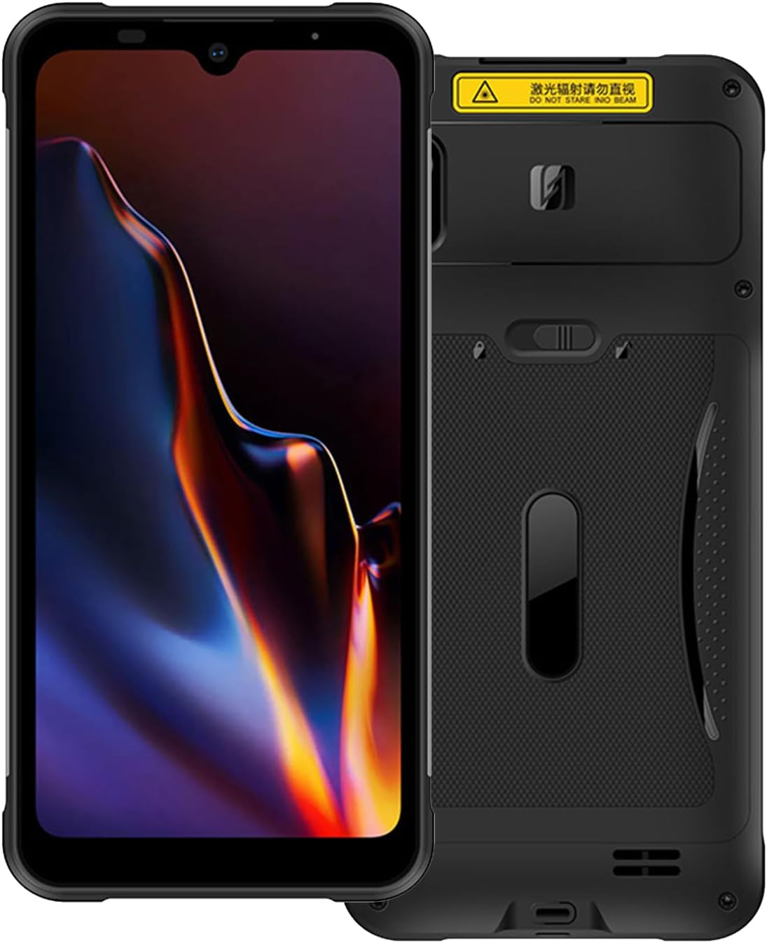 Breloom Android 12 Barcode Scanner, 6 in Industrial Handheld PDA, 6GB+128GB, 1D/2D/QR Rugged PDA, 4G/Wi-Fi 5/BT 5.0, Handheld Data Terminal for Inventory Warehouse & Logistics (Black, M3)