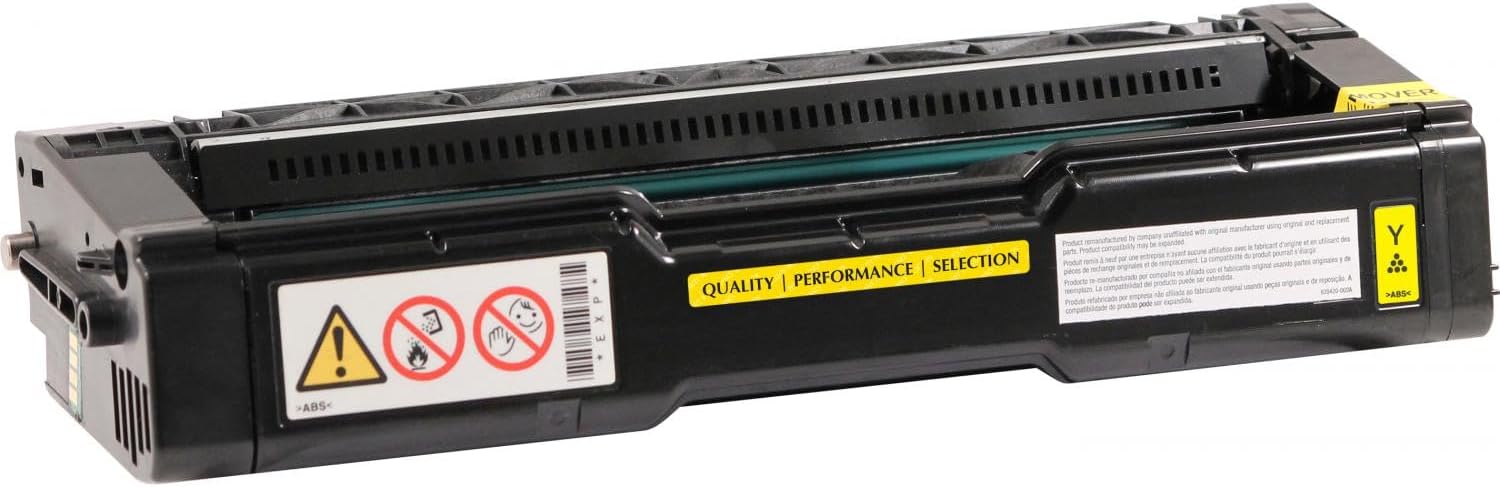 Clover Remanufactured Toner Cartridge Replacement for Ricoh 406478 | Yellow | High Yield