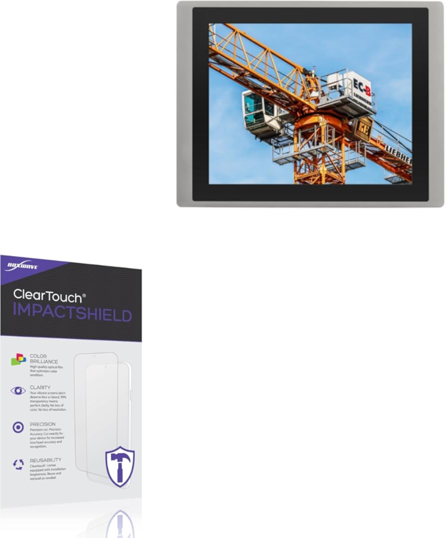 BoxWave Screen Protector Compatible With Cincoze CS-117/P2102E - ClearTouch ImpactShield (2-Pack), Impenetrable Screen Protector Flexible Film