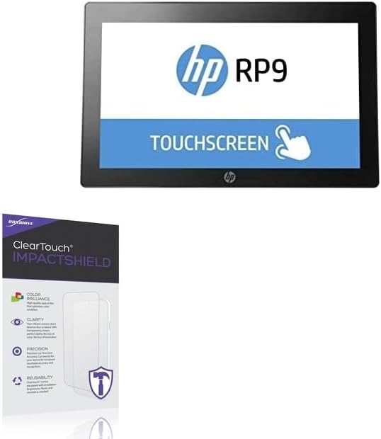 BoxWave Screen Protector Compatible With HP RP9 G1 Retail System - ClearTouch ImpactShield (2-Pack), Impenetrable Screen Protector Flexible Film
