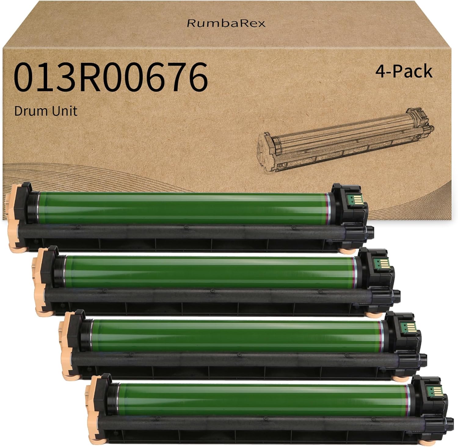 013R00674 013R00676 Drum Unit Compatible for Xerox Versant 80 Press, Versant 180 Press, Versant 2100 Press, Versant 3100 Press Printer Imaging Unit 13R674 13R676-4Pack