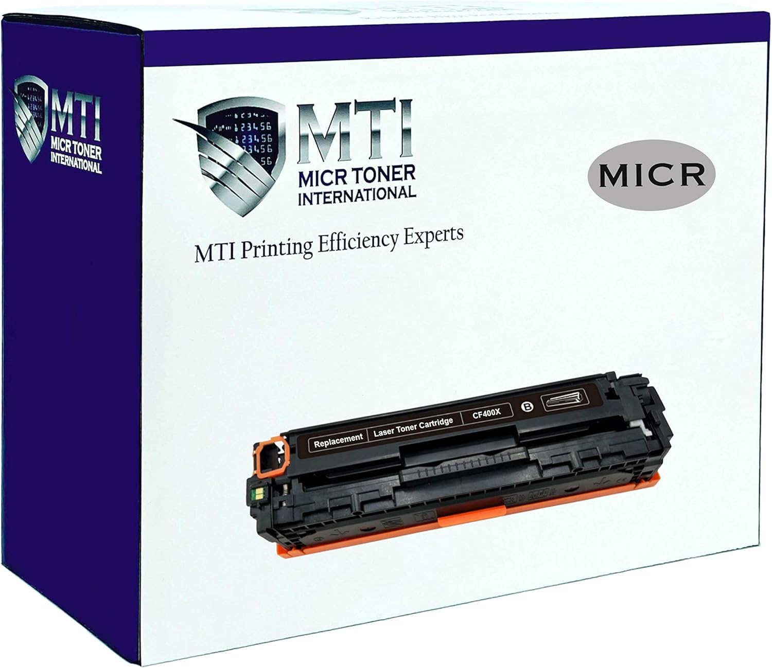 MICR Toner International 201X MICR Toner Compatible Replacement for HP CF400X Color LaserJet M252dw M252n M277c6 M277n M277dw Magnetic Ink Check Printer Cartridge