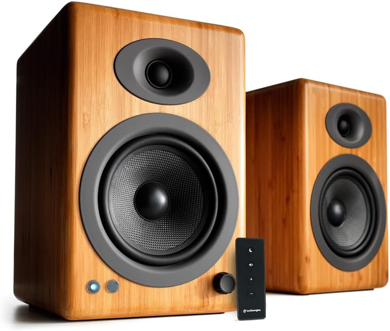 Audioengine A5+ Powered Bookshelf Speakers 150W High-Fidelity Studio Monitors for Music