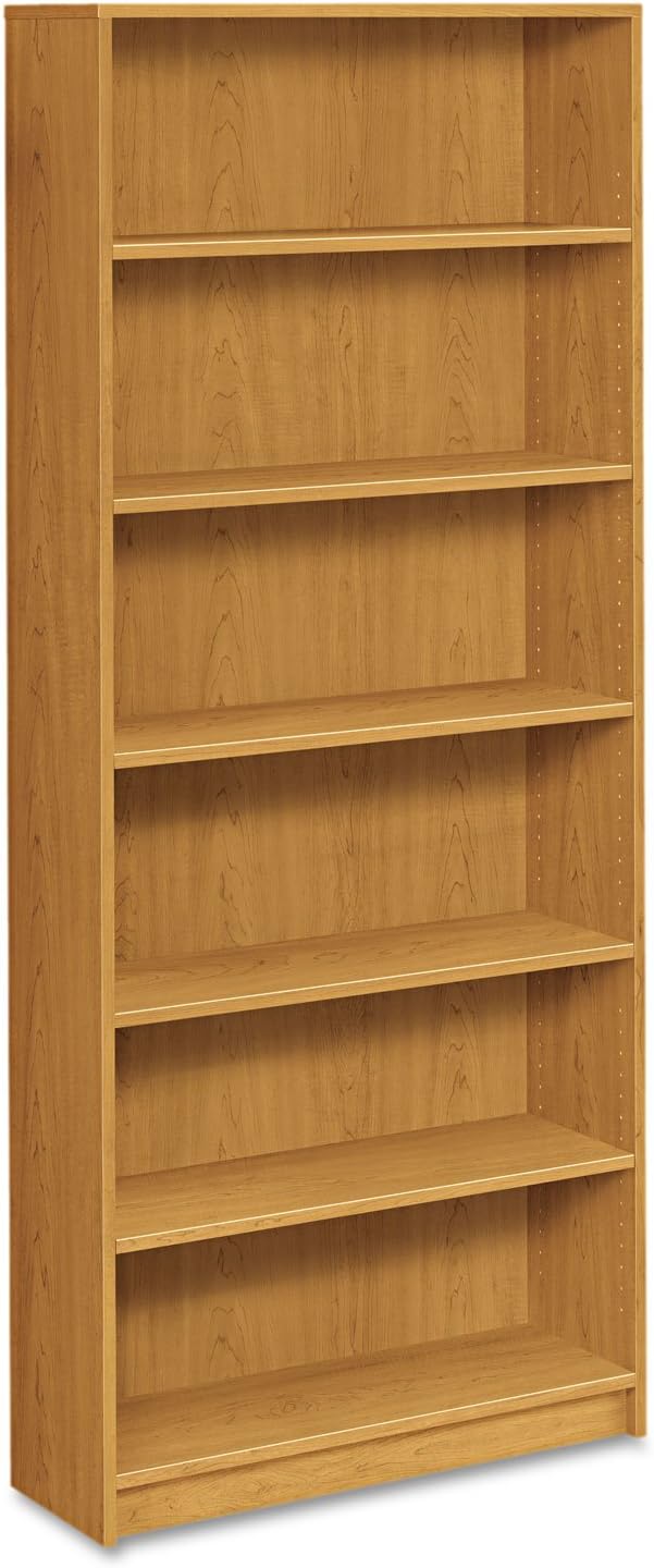 HON 1877C 1870 Series Bookcase, Six Shelf, 36w x 11 1/2d x 84h, Harvest