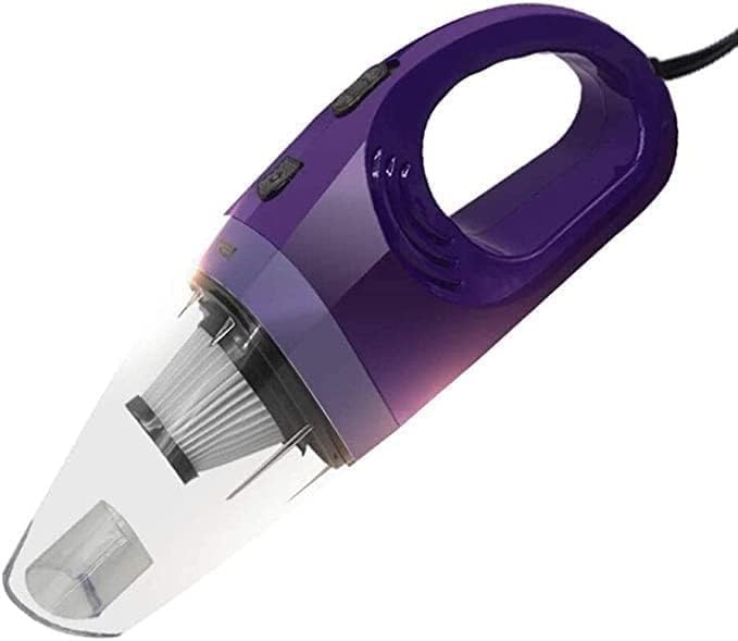 Lsrskkmn Portable Handheld Car Vacuum Cleaner, Strong Suction, Wet & Dry Use, Quick Cleaning, Easy to Clean Desktop