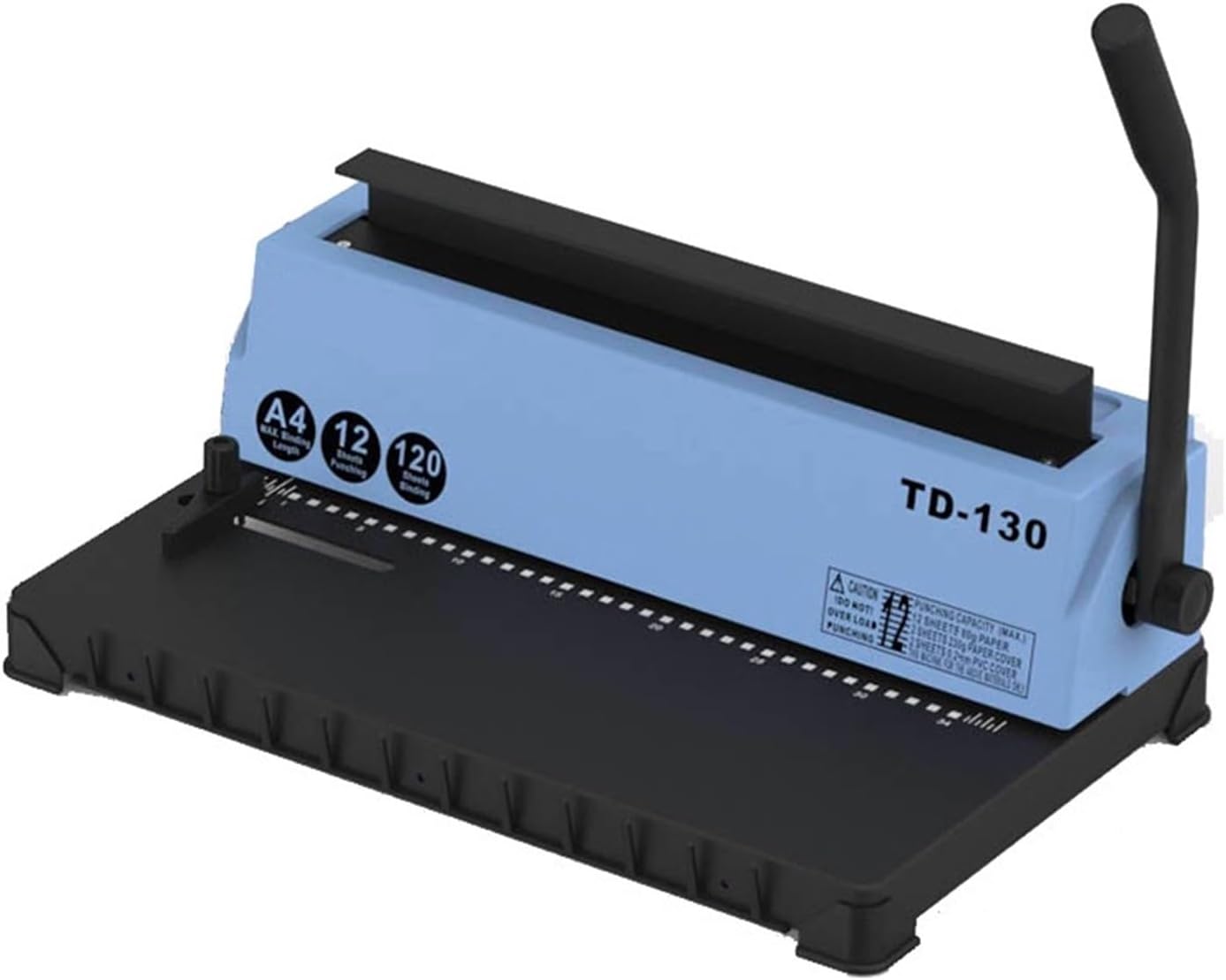 Binding Machines, Double-Coil 34-Hole Iron Ring Binding Machine Album Office Hole Punch Document Menu Desk Calendar Punching Machine Paper Punches