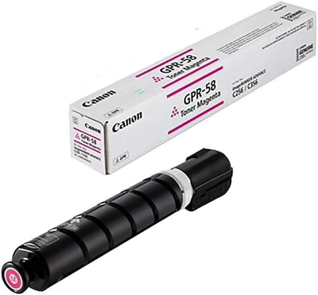 Canon GPR-58 Magenta Standard Yield Toner Cartridge (2184C003) in Retail Packaging