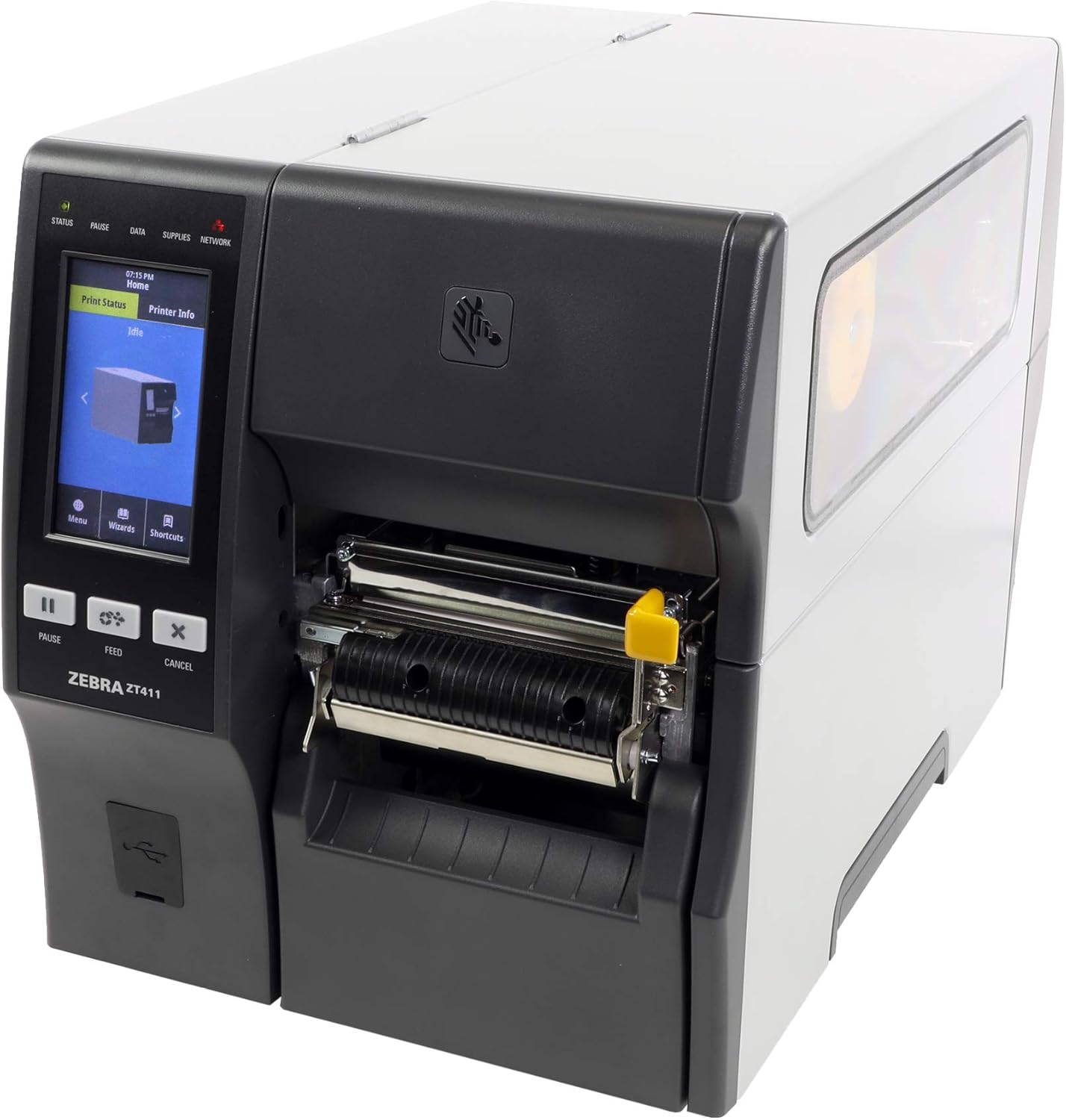 Zebra ZT411 Thermal Transfer Industrial Printer 203 dpi Print Width 4 in Serial USB Ethernet Bluetooth Peeler with Full Rewind ZT41142-T410000Z (Renewed)