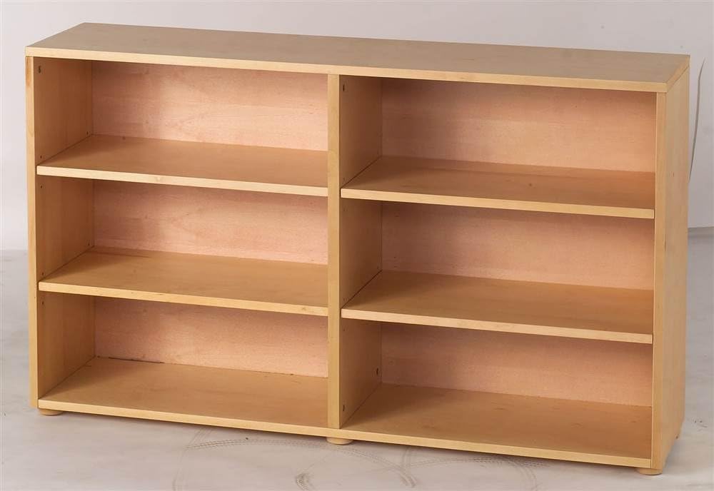 Kids 6 Shelf Low Bookcase