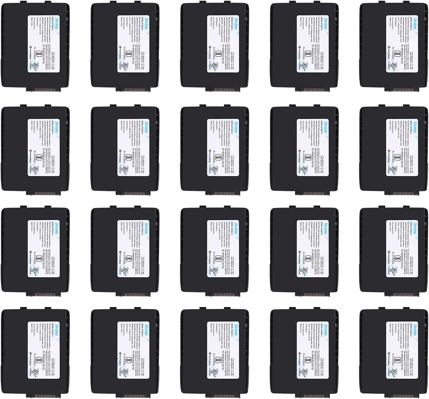 Sicimly 20PCS TC77 Replacement Batteries for Zebra for Symbol TC75 TC77 TC70 TC70x TC700H TC700K TC72 TC720L TC75X BT-000318-01 BTRY-TC70X-46MA1-01 Barcode Scanner Replacement Battery