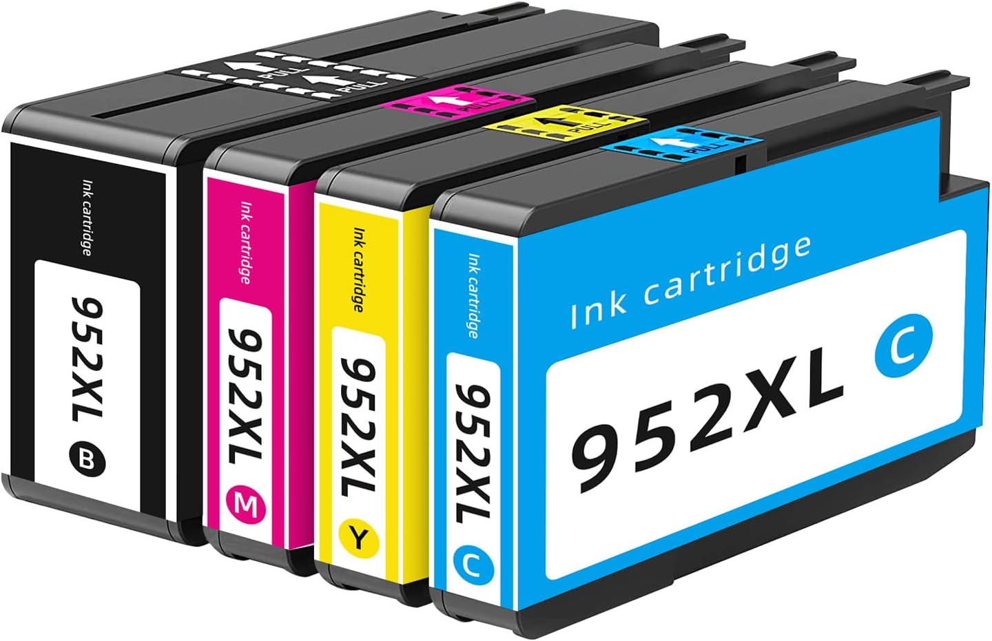 Inknova 952XL Ink Cartridges Black Color Combo Pack Compatible for HP 952