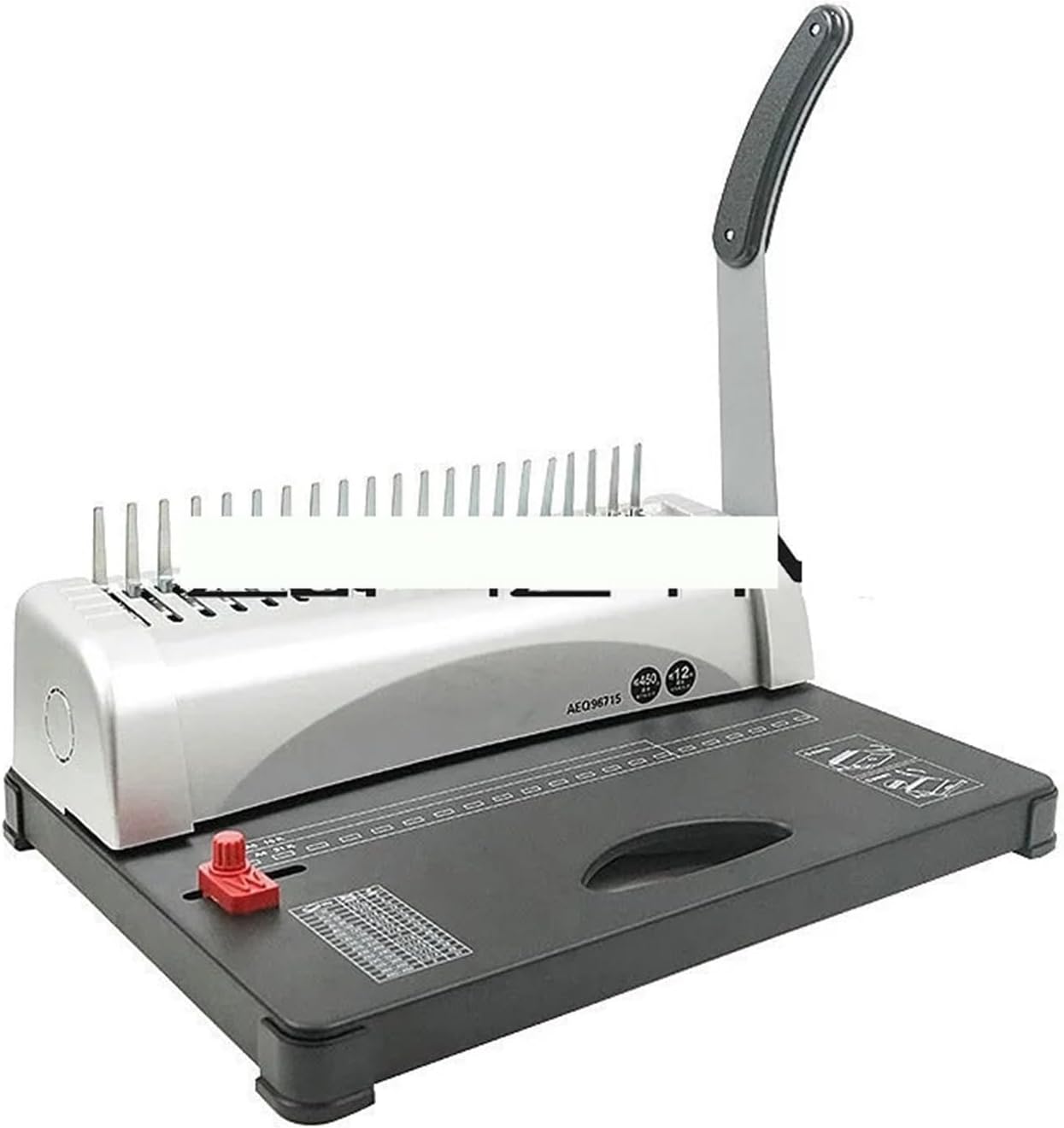 Binding Machines, A4 Paper Binding Machine Puncher Binder 21 Holes Binding Machine 12 Sheets Punching Binding Office Home Tools