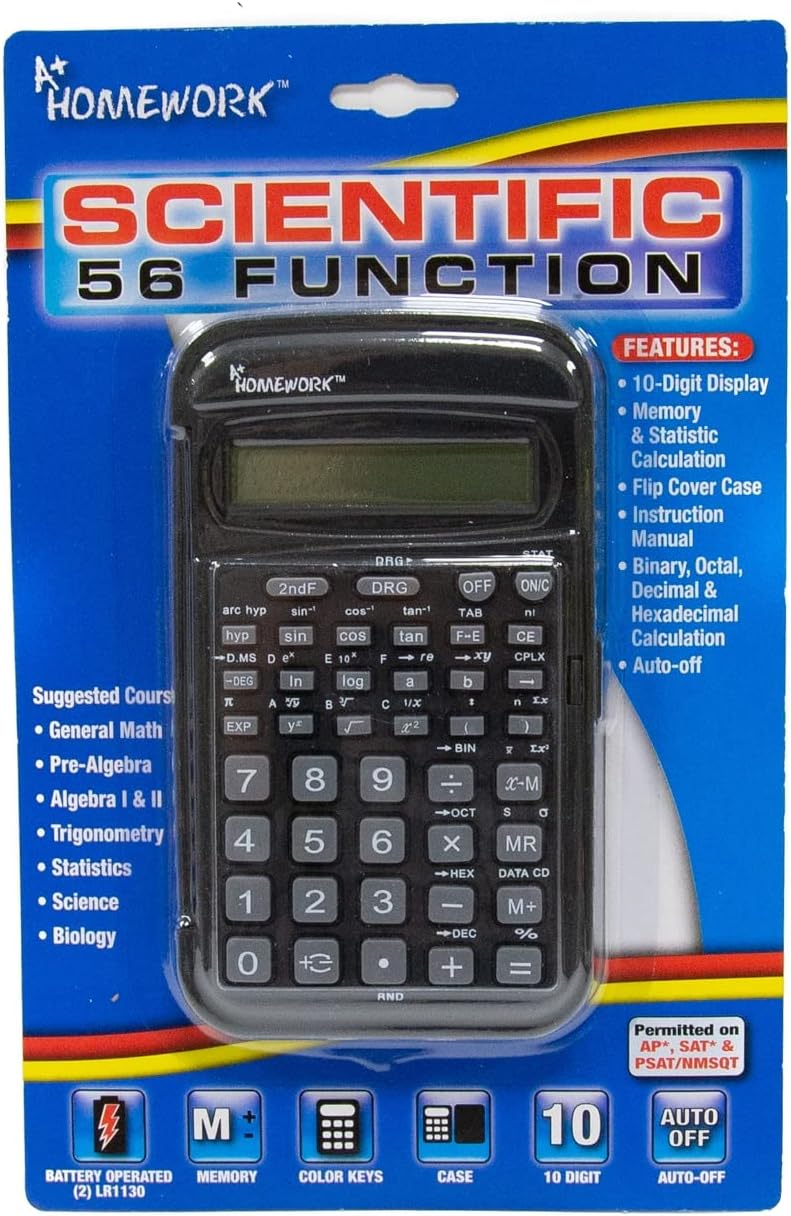 Calculator Scientific 56 Function (Pack Of 48)