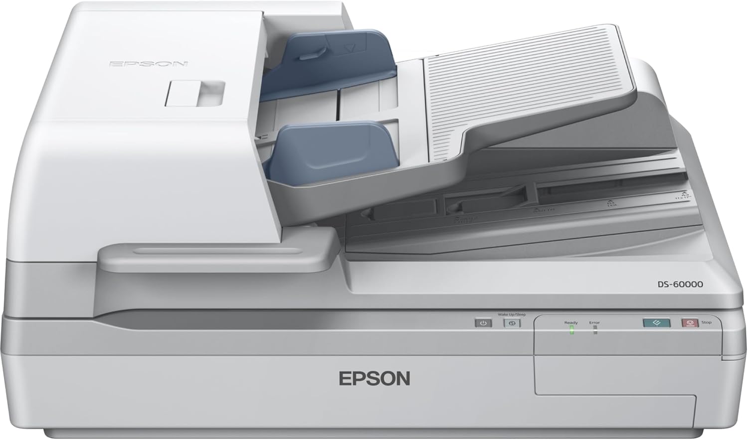 Epson DS-60000 Large-Format Document Scanner: 40ppm, TWAIN & ISIS Drivers, 3-Year Warranty with Next Business Day Replacement