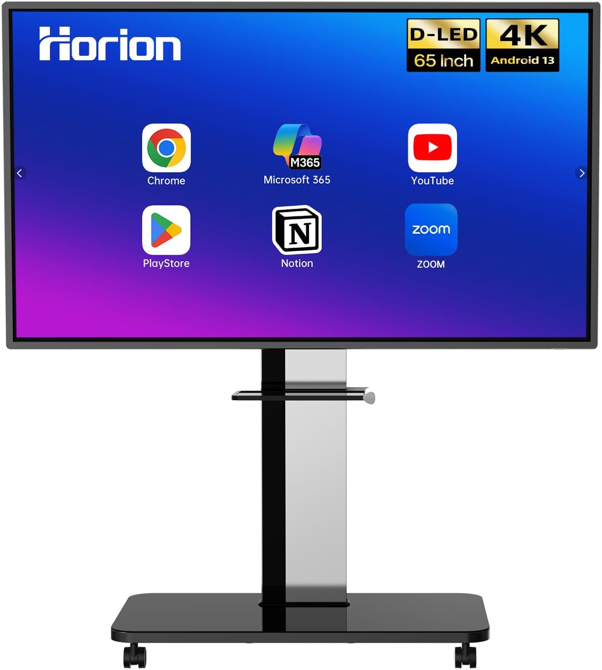 65 Inch Smart Board, Interactive Whiteboard, 4K UHD Touch Screen Digital Board, Digital Electronic Smartboard for Classroom,Office & Conference Rooms,Open App Ecosystem(Board & Wall Mount Only)