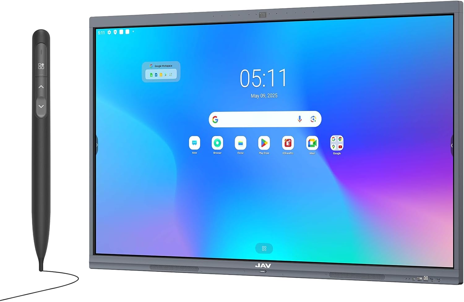 JAV Smart Board Interactive Whiteboard & Interactive Touch Display Pen - 86 inch 4K UHD Display, 8+128GB Storage with Android OS & App Ecosystem for Classroom, Office, Home