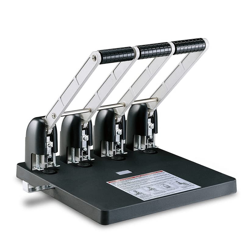 Punch Binder Machine Manual Round Hole Financial Voucher Binding Machine 150 Sheet Capacity for Accounting Office Supplies