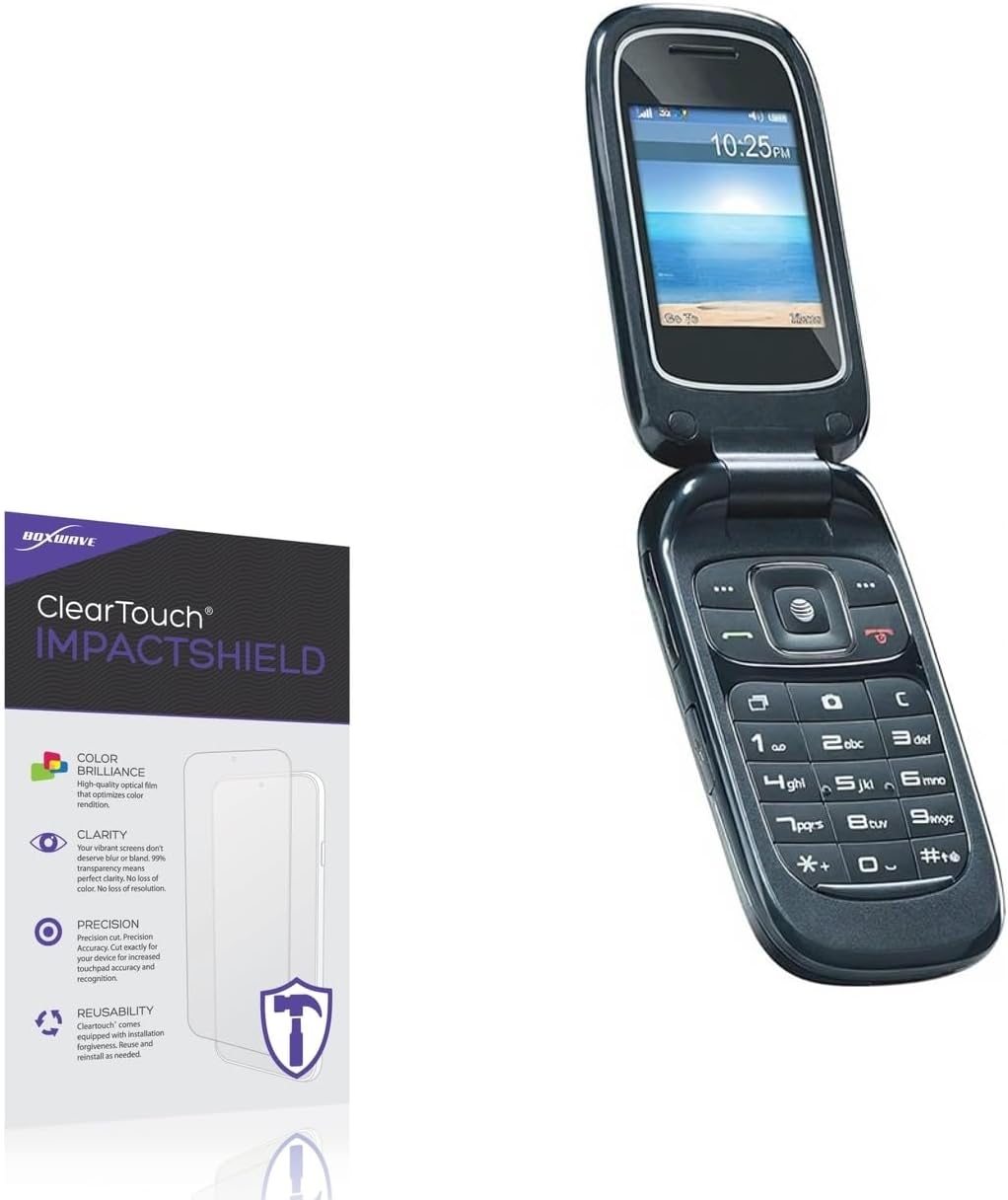 BoxWave Screen Protector Compatible with SZZT ZT8621 - ClearTouch ImpactShield (2-Pack), Impenetrable Screen Protector Flexible Film