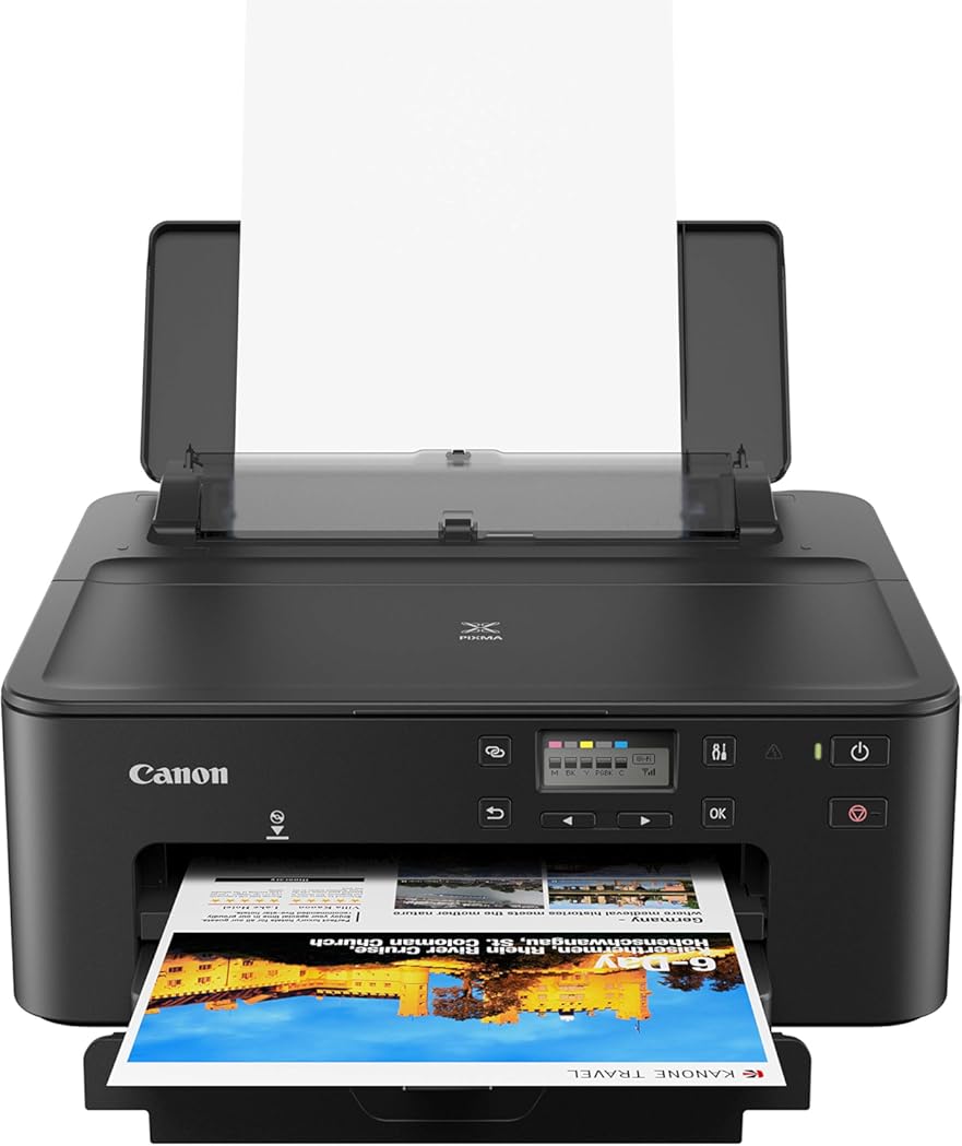 Canon PIXMA TS702 Wireless Single Function Printer | Mobile Printing with AirPrint(R), Google Cloud Print, and Mopria(R) Print Service, Works with Alexa, Black, One Size