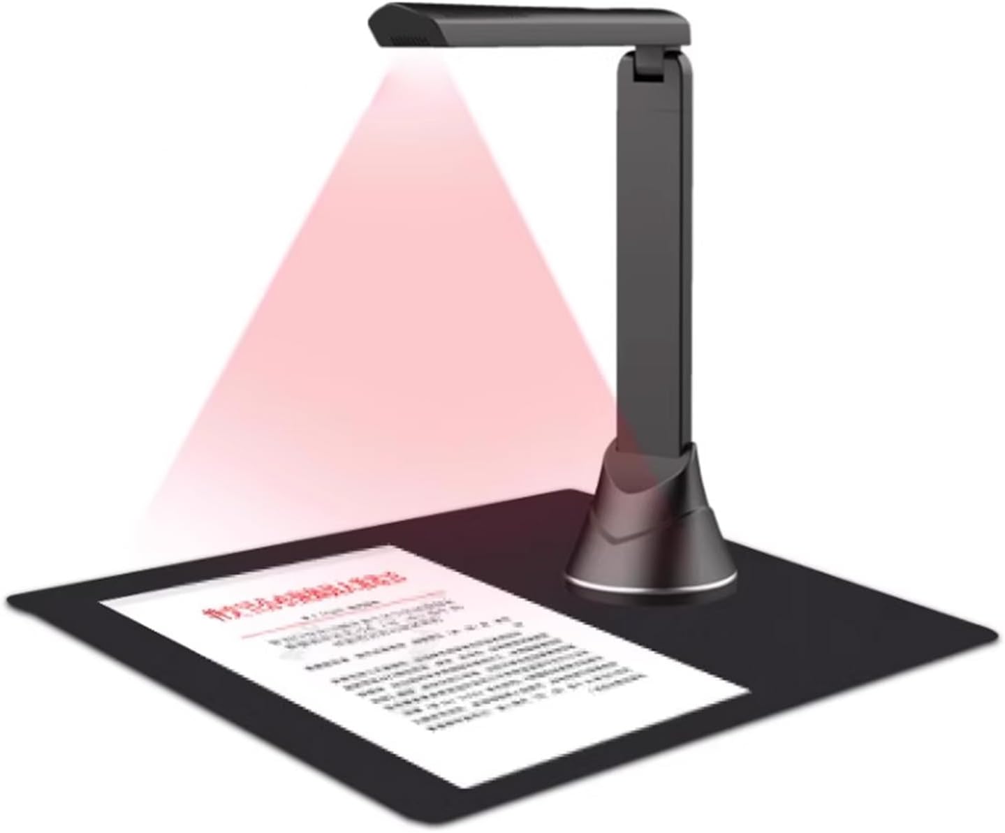 Portable Document Scanner Camera,16MP Book Document Camera with Deskewing,Capture Size A4,OCR Book Scanner for Remote Lessons Office and Education,Compatible with Windows
