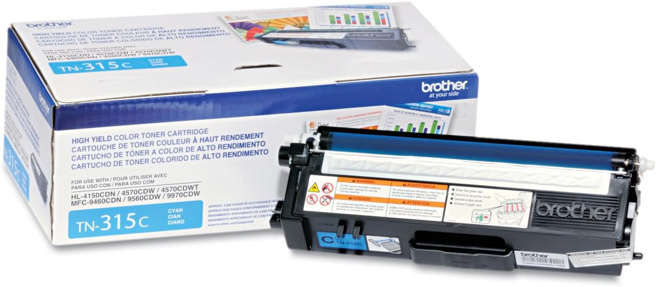 Brother® TN-315C Cyan Toner Cartridge